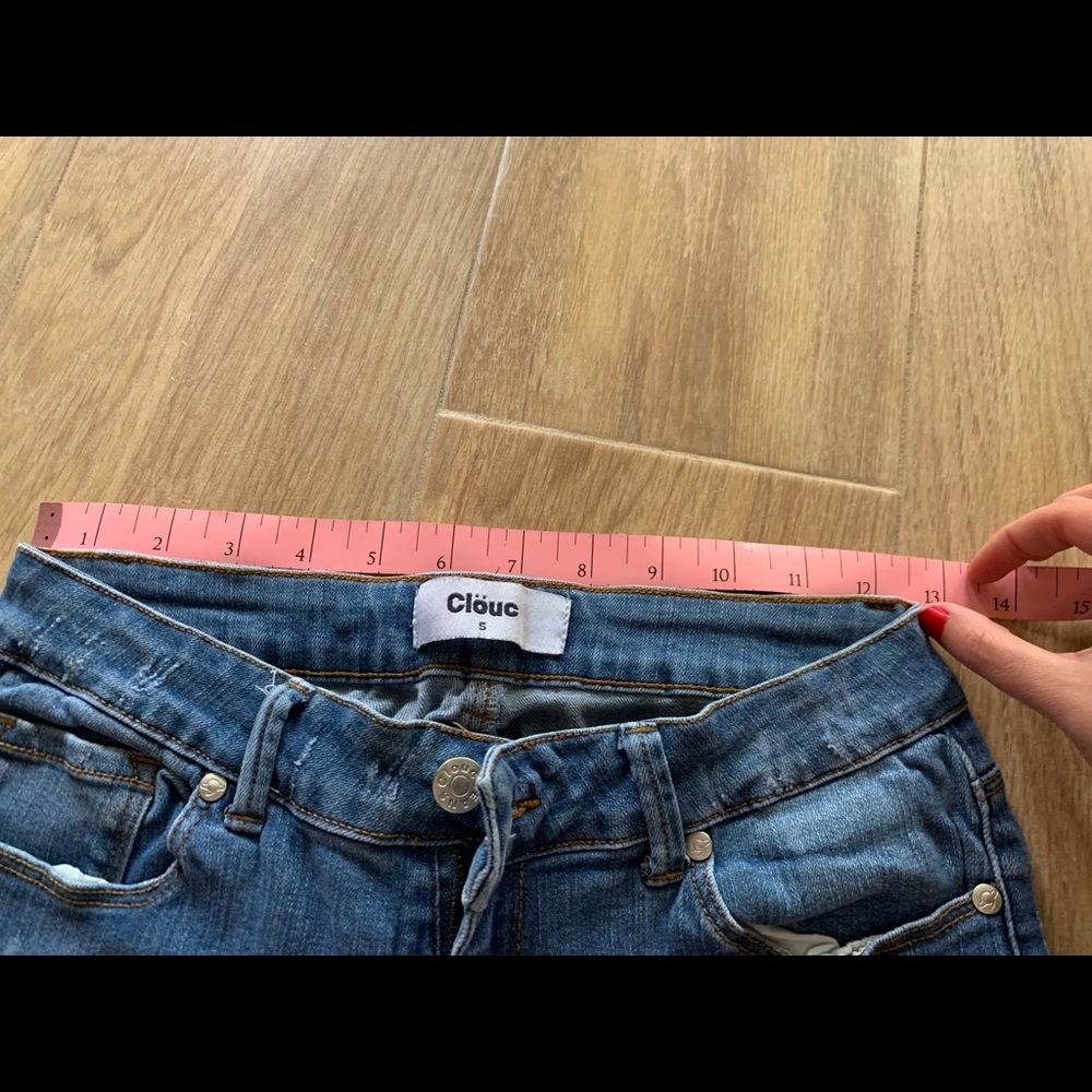 🩷 10 FOR $15 SALE 🩷 Super stretchy ripped denim skinny jeans - Picture 7 of 9